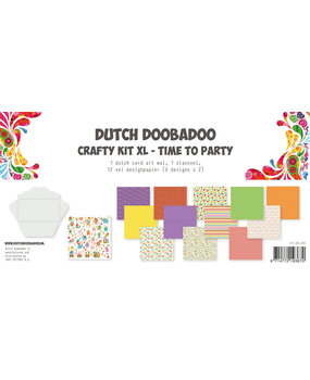 Dutch Doobadoo Crafty Kit XL Time to Party (473.005.005) (OUTLET)