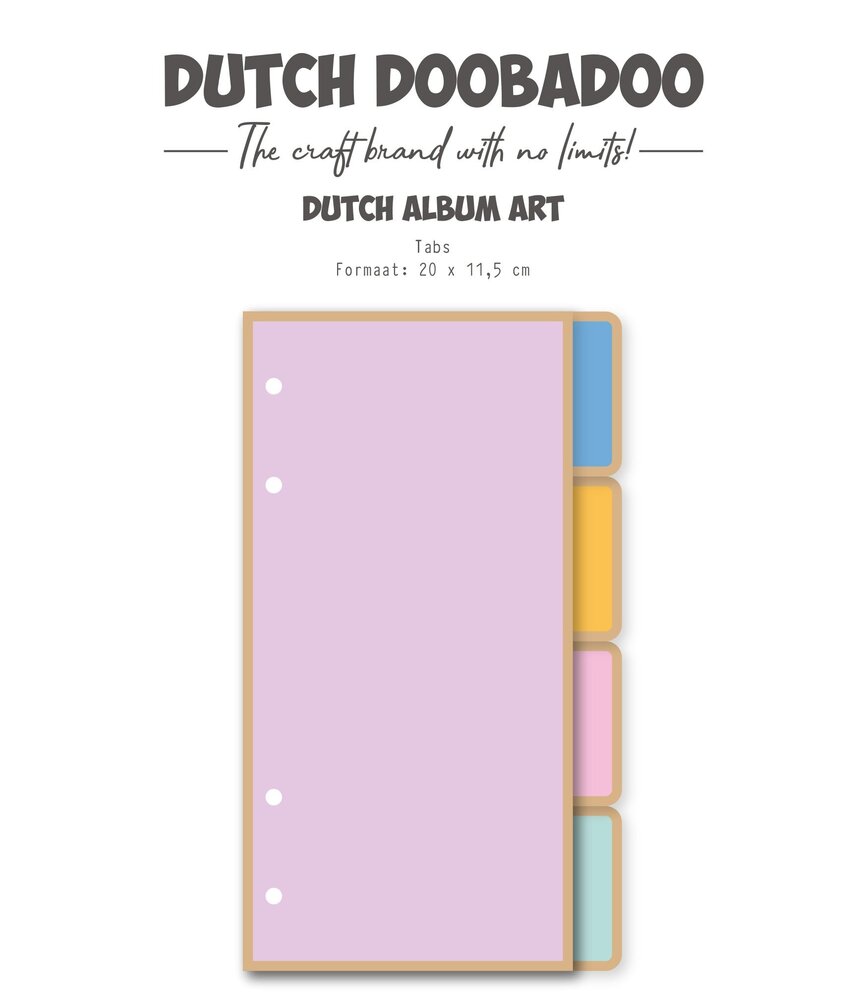 Dutch Doobadoo Happy Easter Album Art Tabs (5pcs) (470.784.370) (OUTLET)