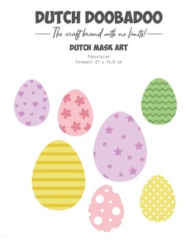 Dutch Doobadoo Happy Easter Mask Art A5 Easter Eggs (470.784.369) (OUTLET)