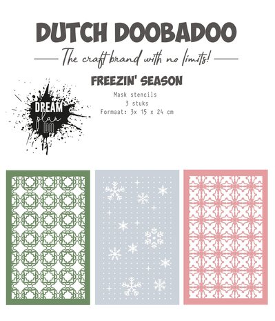 Dutch Doobadoo Dream Plan Do Freezin' Season Mask Stencils (3pcs) (470.784.364) (OUTLET)