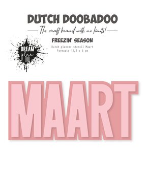 Dutch Doobadoo Dream Plan Do Freezin' Season Dutch Planner Stencil A5 Maart (470.784.363) (OUTLET)