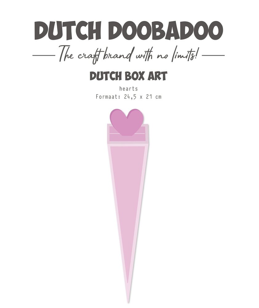 Dutch Doobadoo Dutch Card Art Box A4 Hearts (470.784.359) (OUTLET)