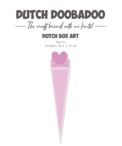 Dutch Doobadoo Dutch Card Art Box A4 Hearts (470.784.359) (OUTLET)