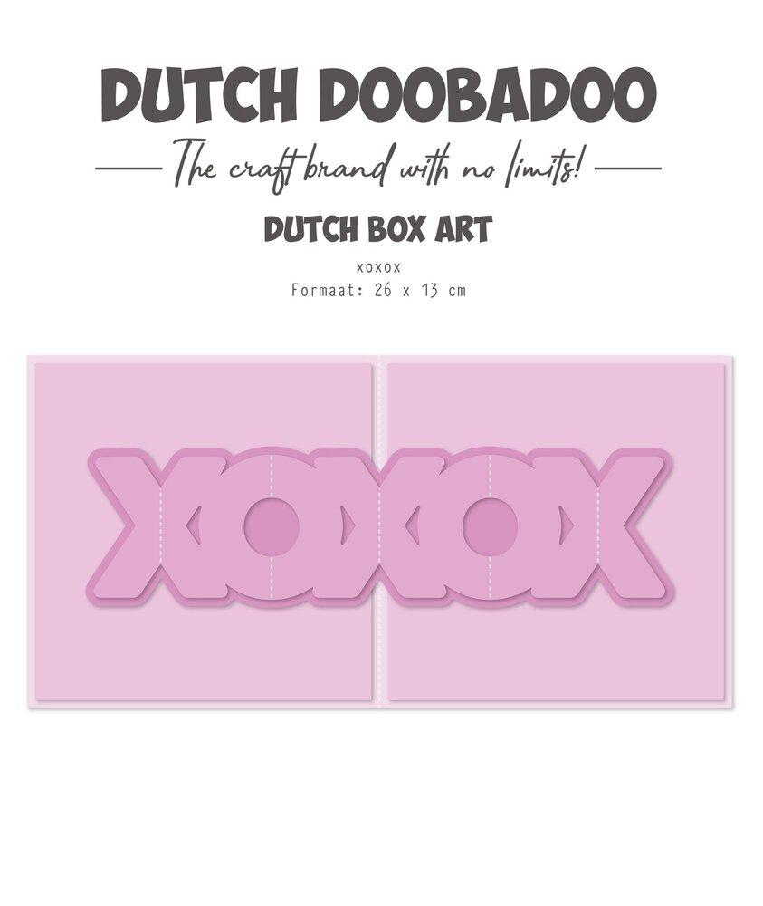 Dutch Doobadoo Dutch Card Art Box A4 XOXOX (470.784.358) (OUTLET)