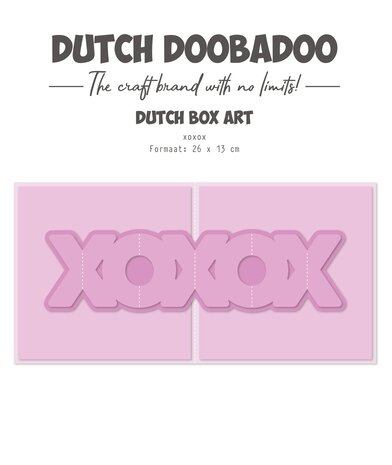 Dutch Doobadoo Dutch Card Art Box A4 XOXOX (470.784.358) (OUTLET)
