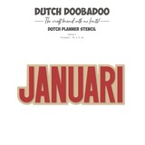 Dutch Doobadoo Dutch Planner Stencil A5 Januari (470.784.356) (OUTLET)