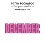 Dutch Doobadoo Dutch Planner Stencil A5 December (470.784.348) (OUTLET)