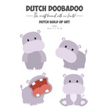 Dutch Doobadoo Dutch Card Art Build Up A5 Hippo (470.784.236) (OUTLET)