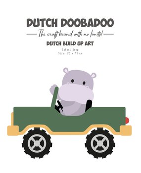 Dutch Doobadoo Dutch Card Art Build Up A5 Safari Jeep (470.784.235) (OUTLET)