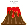 Dutch Doobadoo Dutch Card Art A5 Volcano (470.784.232) (OUTLET)