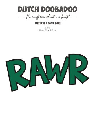 Dutch Doobadoo Dutch Card Art A5 RAWR (470.784.231) (OUTLET)