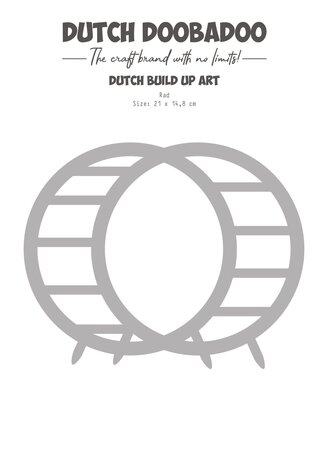 Dutch Doobadoo Dutch Card Art Build Up A5 Hamster Wheel (470.784.228) (OUTLET)