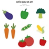 Dutch Doobadoo Dutch Card Art Build Up A5 Vegetables (470.784.227) (OUTLET)