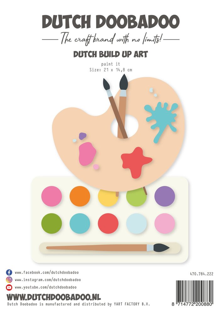 Dutch Doobadoo Dutch Card Art Build Up A5 Paint It (470.784.222) (OUTLET)