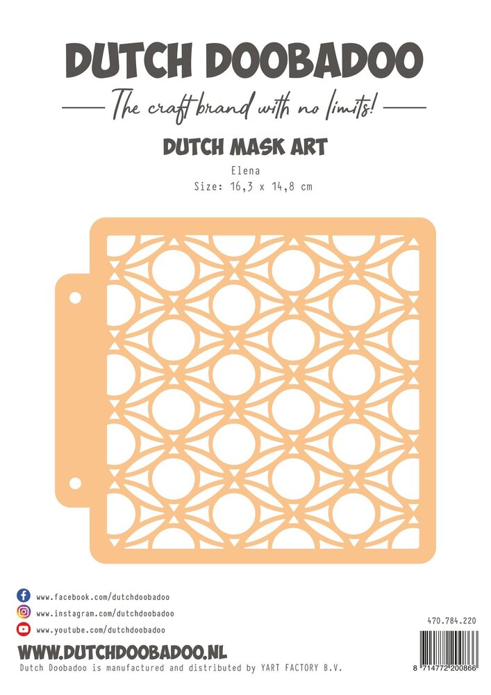 Dutch Doobadoo Dutch Mask Art A5 Elena (470.784.220) (OUTLET)