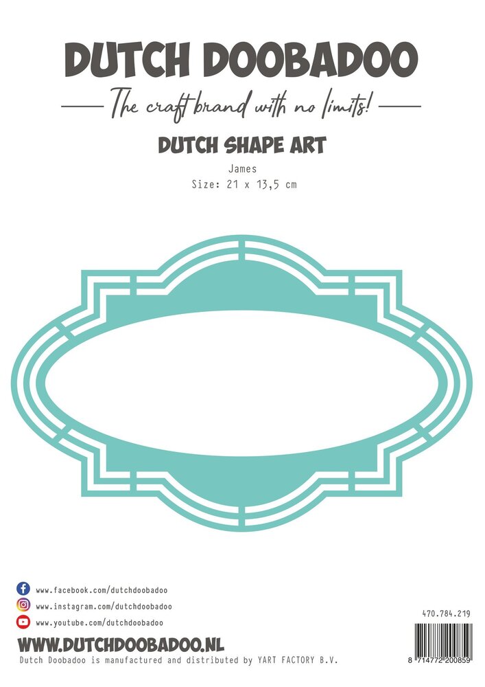 Dutch Doobadoo Dutch Shape Art A5 James (470.784.219) (OUTLET)