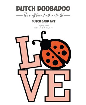 Dutch Doobadoo Dutch Card Art A5 Ladybug Love (470.784.212) (OUTLET)
