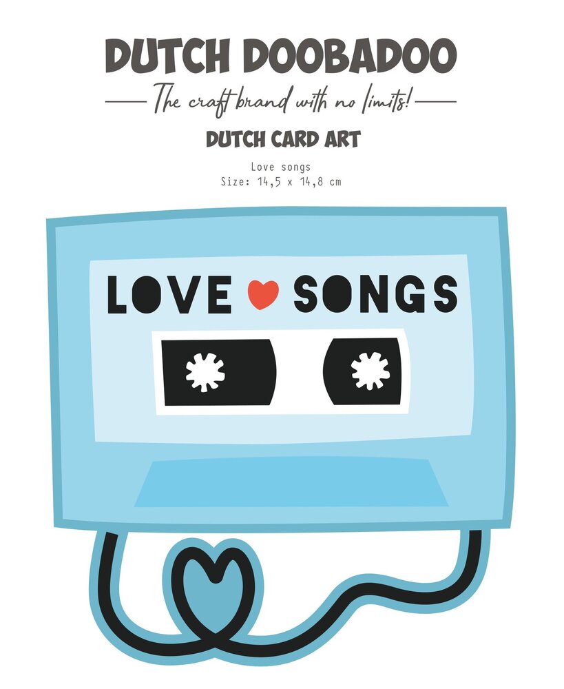 Dutch Doobadoo Dutch Card Art A5 Love Songs (470.784.199) (OUTLET)