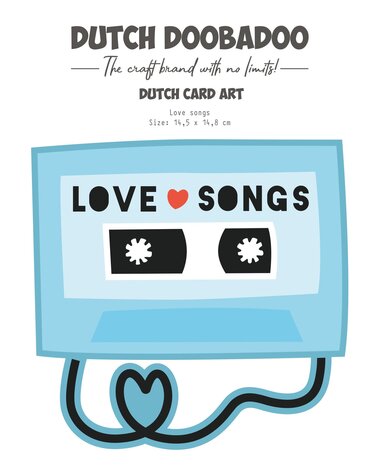 Dutch Doobadoo Dutch Card Art A5 Love Songs (470.784.199) (OUTLET)