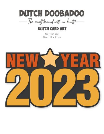 Dutch Doobadoo Dutch Card Art A5 New Year 2023 (470.784.184) (OUTLET)