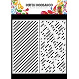 Dutch Doobadoo Dutch Mask Art Slimline Stripes (470.784.068) (OUTLET)