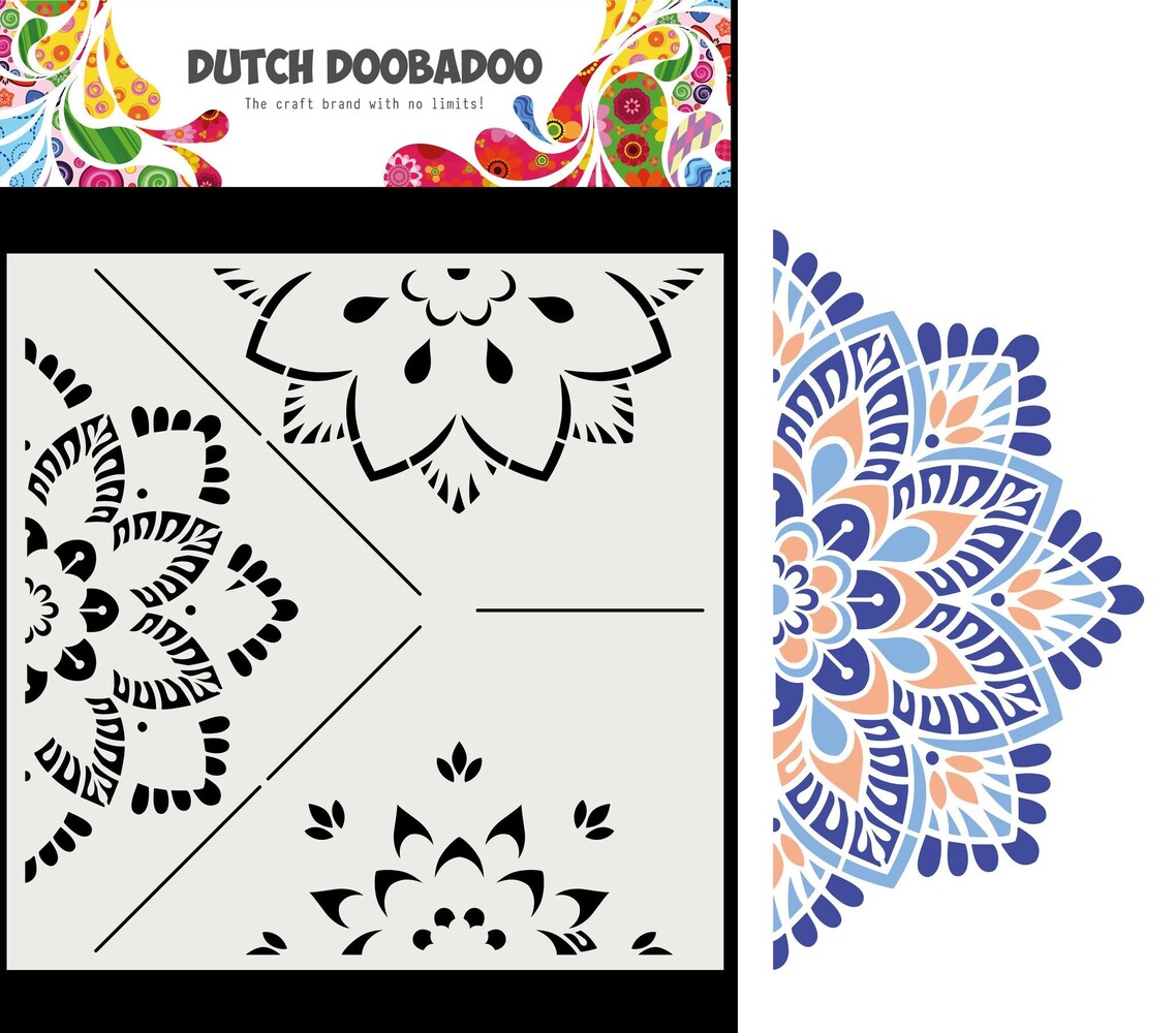 Dutch Doobadoo Dutch Mask Art 8x8 Inch Mandala Build (470.784.032) (OUTLET)