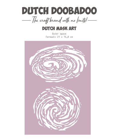 Dutch Doobadoo Outer Space Mask Art A5 Outer Space (470.715.180) (OUTLET)