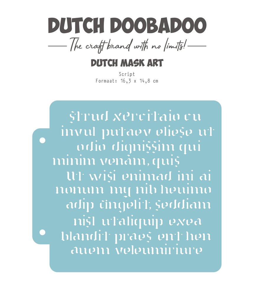 Dutch Doobadoo Outer Space Mask Art A5 Script (470.715.152) (OUTLET)