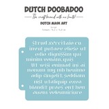 Dutch Doobadoo Outer Space Mask Art A5 Script (470.715.152) (OUTLET)