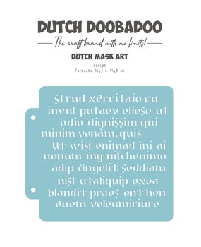 Dutch Doobadoo Outer Space Mask Art A5 Script (470.715.152) (OUTLET)