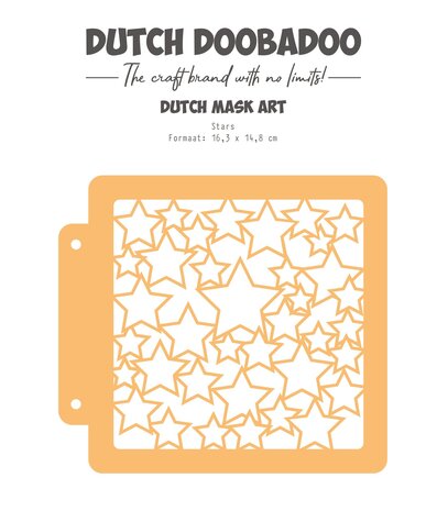 Dutch Doobadoo Outer Space Mask Art A5 Stars (470.715.151) (OUTLET)