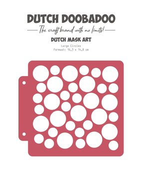 Dutch Doobadoo Outer Space Mask Art A5 Large Circle (470.715.147) (OUTLET)