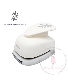 Dress My Craft Christmas Leaf Punch 1,5 Inch (DMCT5197) (OUTLET)