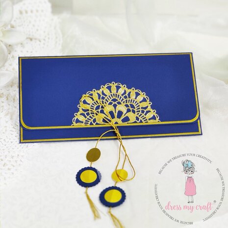 Dress My Craft Punch Scalloped Circle 1 Inch (DMCT5010) (OUTLET)