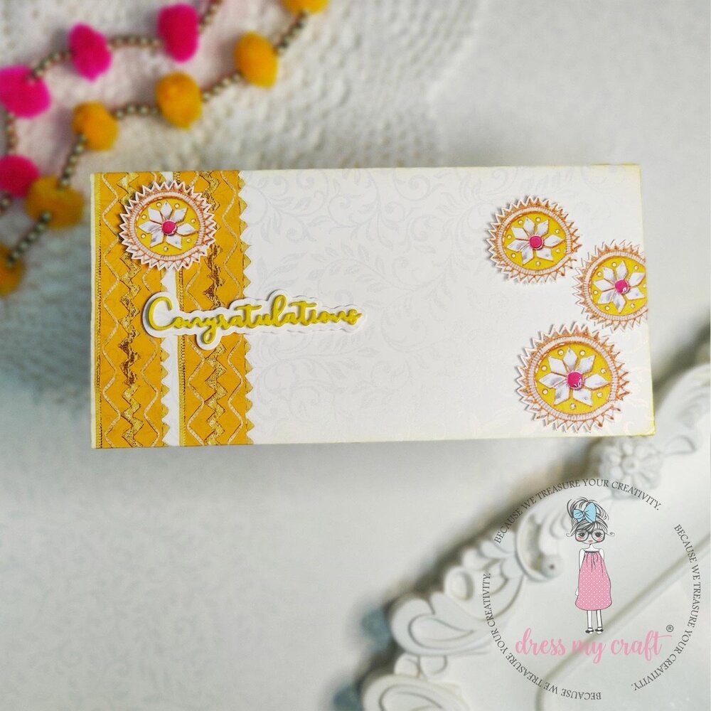 Dress My Craft Punch Scalloped Circle 1 Inch (DMCT5010) (OUTLET)