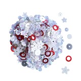 Dress My Craft Sequins Warm Red 25g (DMCS3228) (OUTLET)