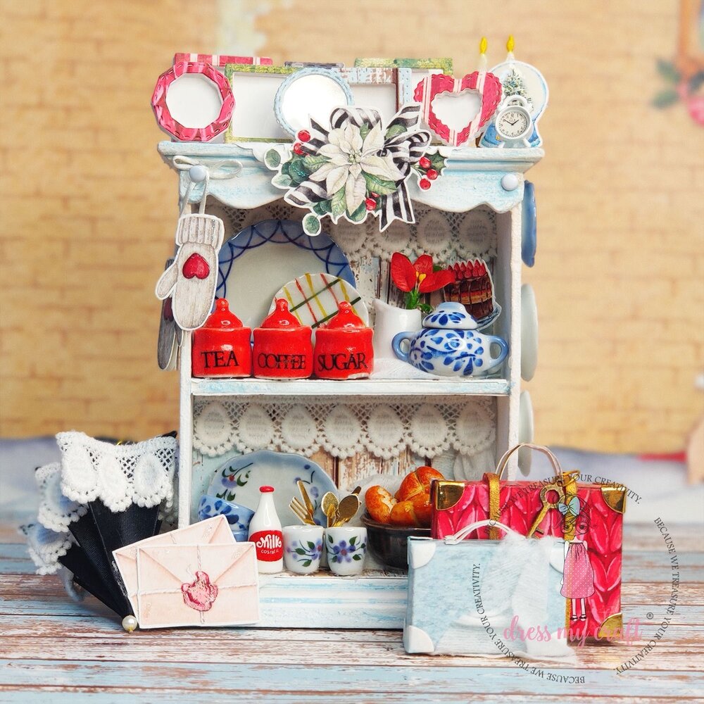 Dress My Craft Holly Jolly Christmas 12x12 Inch Paper Pad (DMCP7371) (OUTLET)