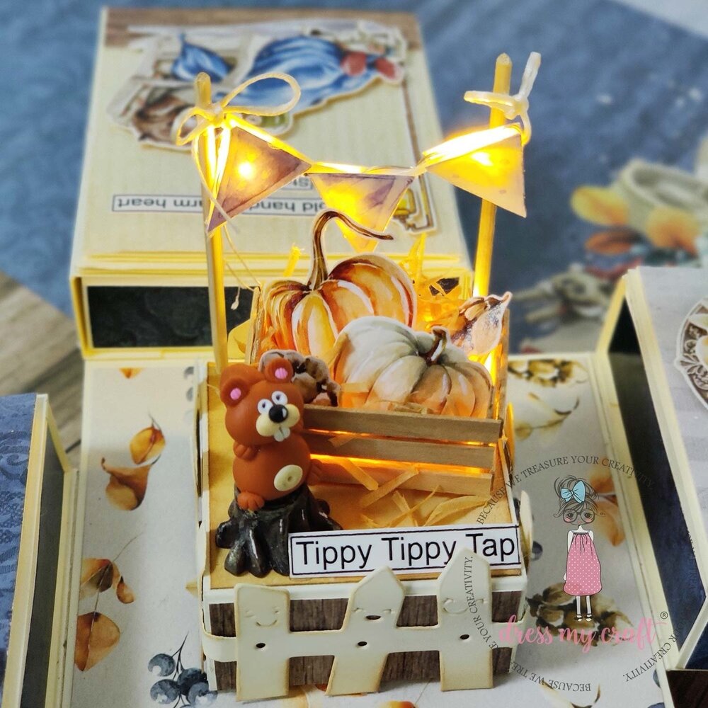 Dress My Craft Tippy Tippy Tap 12x12 Inch Paper Pad (DMCP5919) (OUTLET)