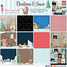 Dress My Craft Christmas & Jinnie 12x12 Inch Paper Pad (DMCP5523) (OUTLET)