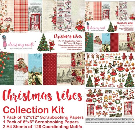 Dress My Craft Christmas Vibes Collection Kit (DMCP5380) (OUTLET)