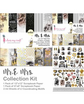 Dress My Craft Mr. & Mrs Collection Kit (DMCP3356) (OUTLET)