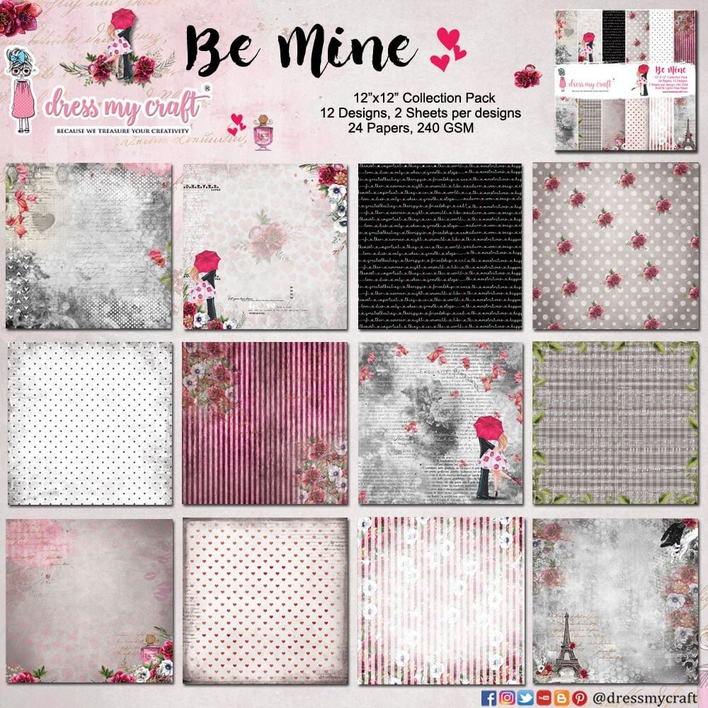 Dress My Craft Be Mine Collection Kit (DMCP2586) (OUTLET)