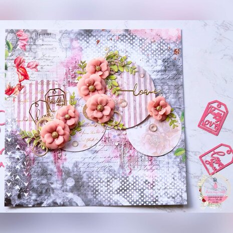 Dress My Craft Be Mine 12x12 Inch Paper Pad (DMCP2553) (OUTLET)