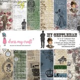 Dress My Craft My Gentleman 12x12 Inch Paper Pad (DMCP2333) (OUTLET)