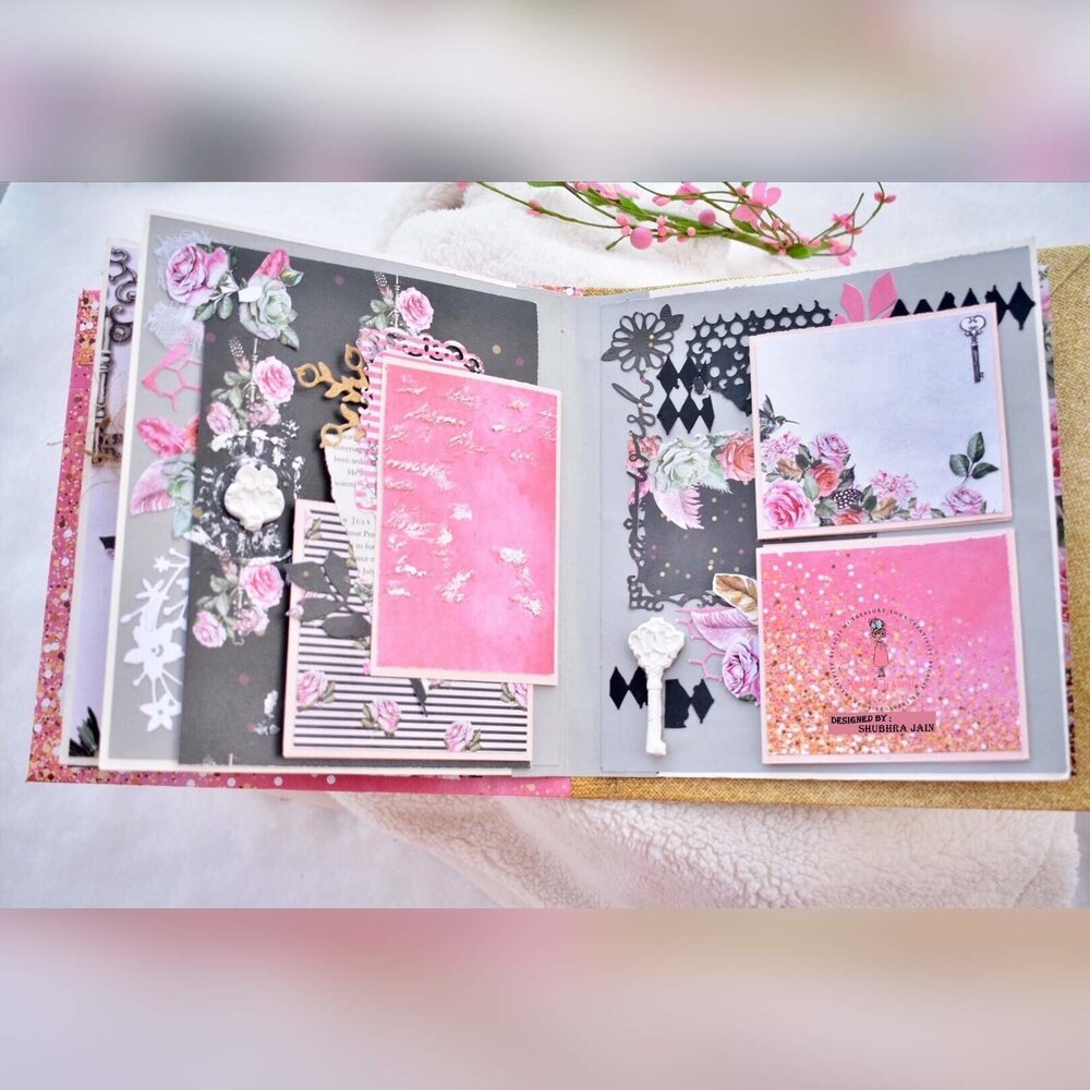 Dress My Craft In My Heart 12x12 Inch Paper Pad (DMCP2091) (OUTLET)