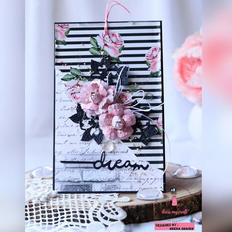 Dress My Craft In My Heart 12x12 Inch Paper Pad (DMCP2091) (OUTLET)