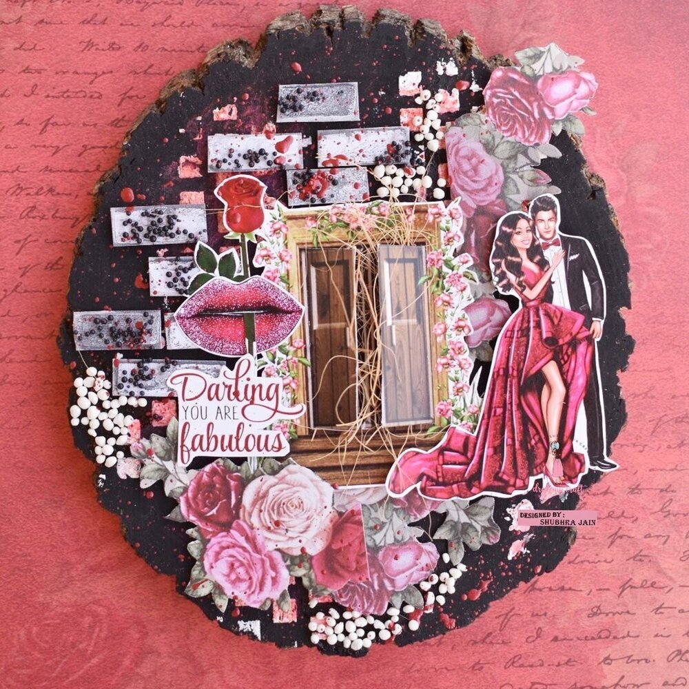 Dress My Craft For You Always 12x12 Inch Paper Pad (DMCP2058) (OUTLET)