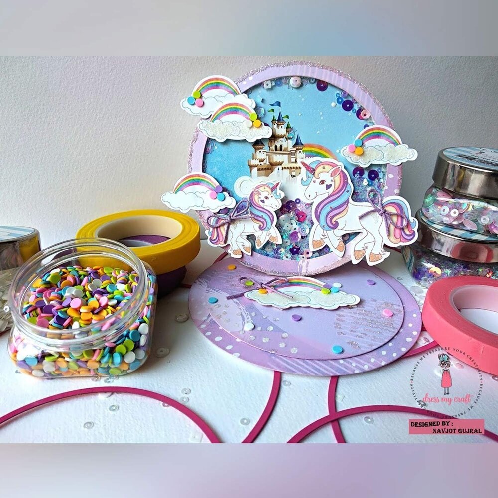 Dress My Craft Magical Unicorn 12x12 Inch Paper Pad (DMCP1838) (OUTLET) Dress My Craft Magical Unicorn 12x12 Inch Paper Pad (DMCP1838) (OUTLET)