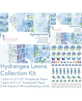 Dress My Craft Hydrangea Lawns Collection Kit (DMCP1508) (OUTLET)