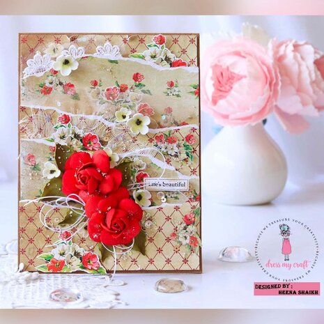 Dress My Craft Teenie Weenies 12x12 Inch Paper Pad (DMCP1398) (OUTLET)